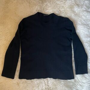 Authentic The Row wool black crew neck sweater
